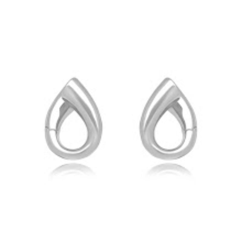 BRINCO ARGOLA LISA EM BANHO DE OURO 18K