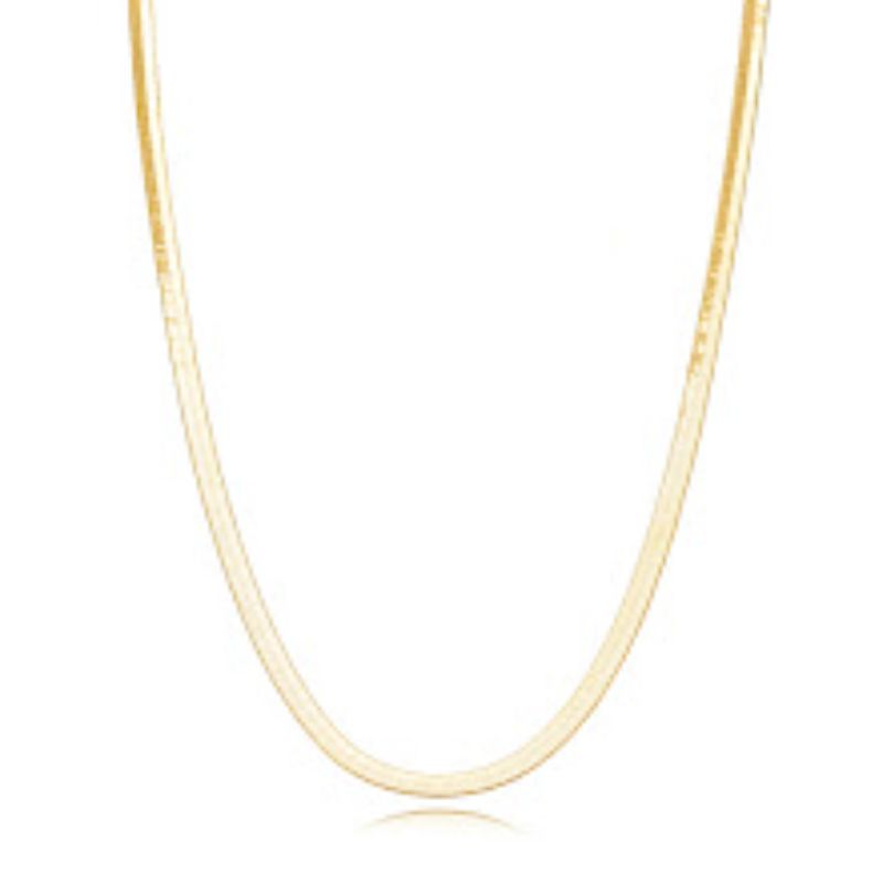 COLAR MALHA FITA TRADICIONAL -  BANHO DE OURO 18K