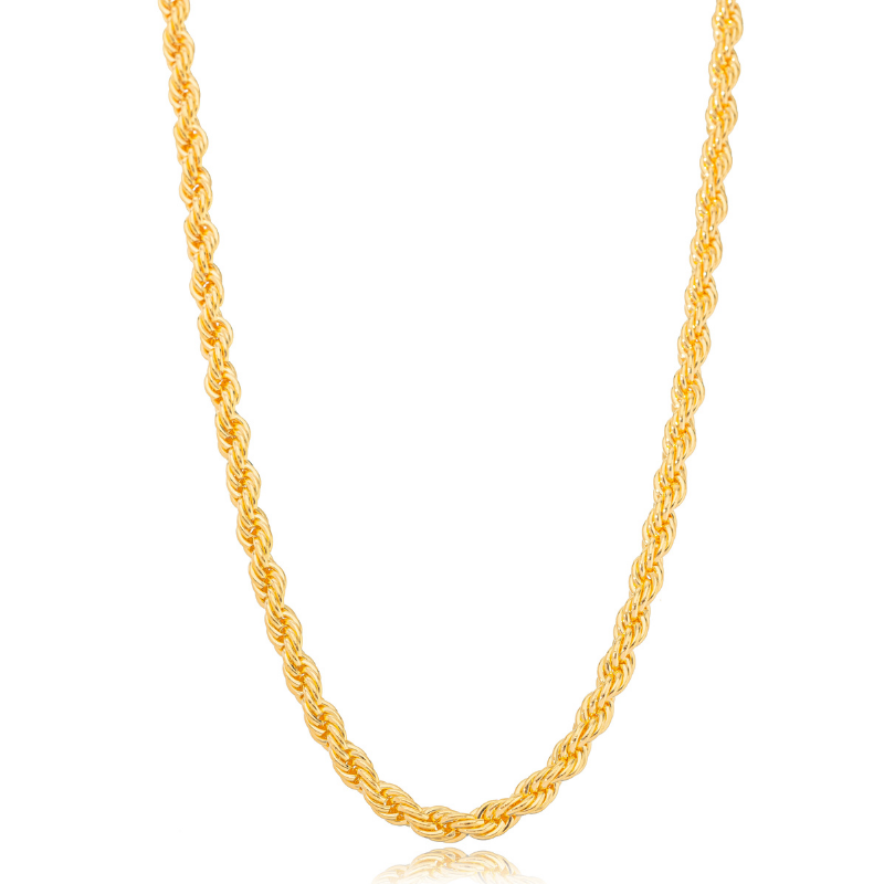 COLAR CHOKER CORDÃO BAIANO EM BANHO DE OURO 18K