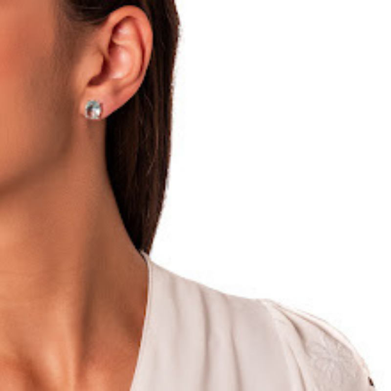 CONJUNTO OVAL CITRINO EM BANHO DE RÓDIO BRANCO