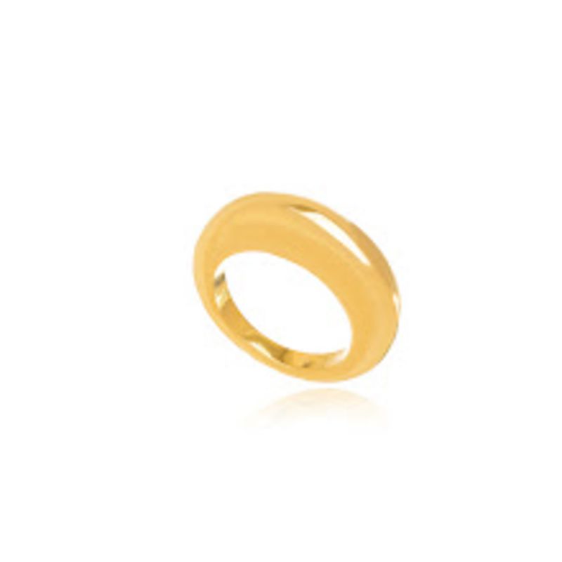 ANEL BOLD MINIMALISTA EM BANHO DE OURO 18K