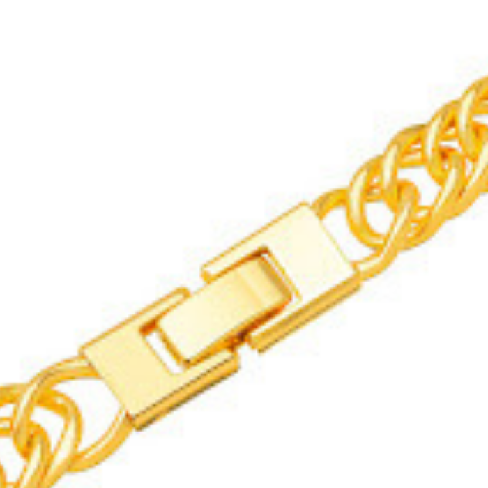 CORRENTE MASCULINA GRUMMET EM BANHO DE OURO 18K