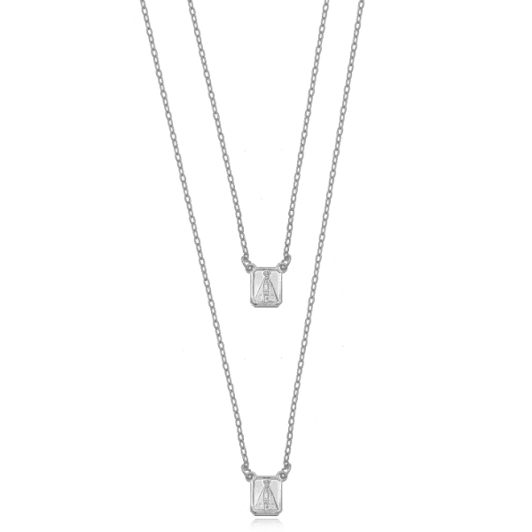 ESCAPULÁRIO NOSSA SENHORA APARECIDA RÓDIO BRANCO