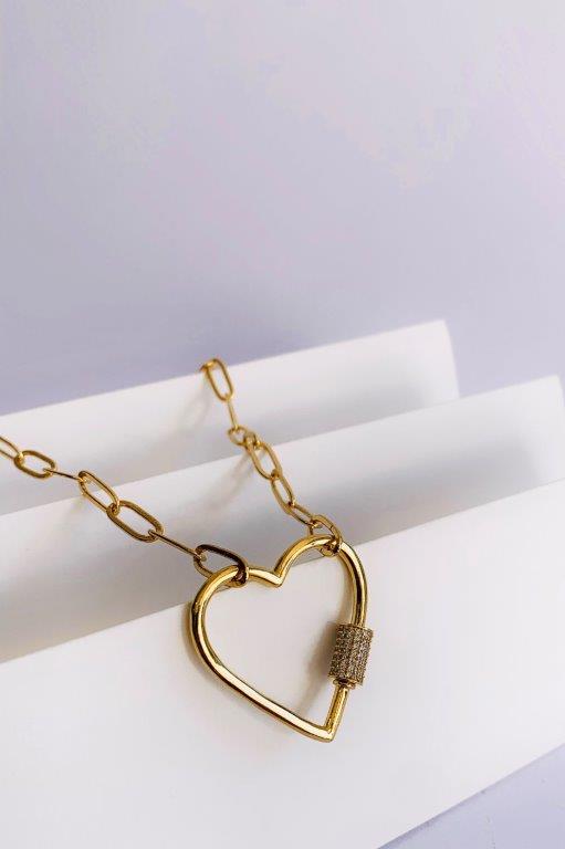 Colar Cartier com Coração Ajustavel