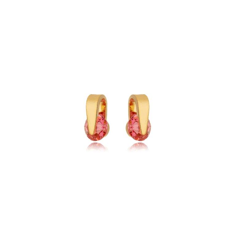 Brinco Chapa e Zirconia Redonda M