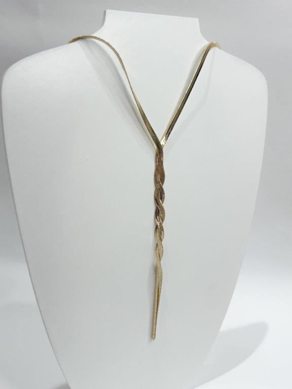 Colar Trançado Fita