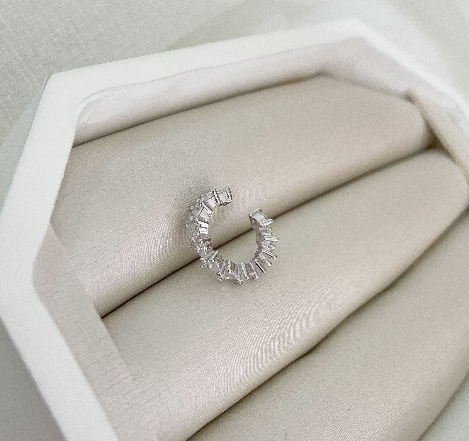 PIERCING PT CORAÇÃO CRISTAL 3MM