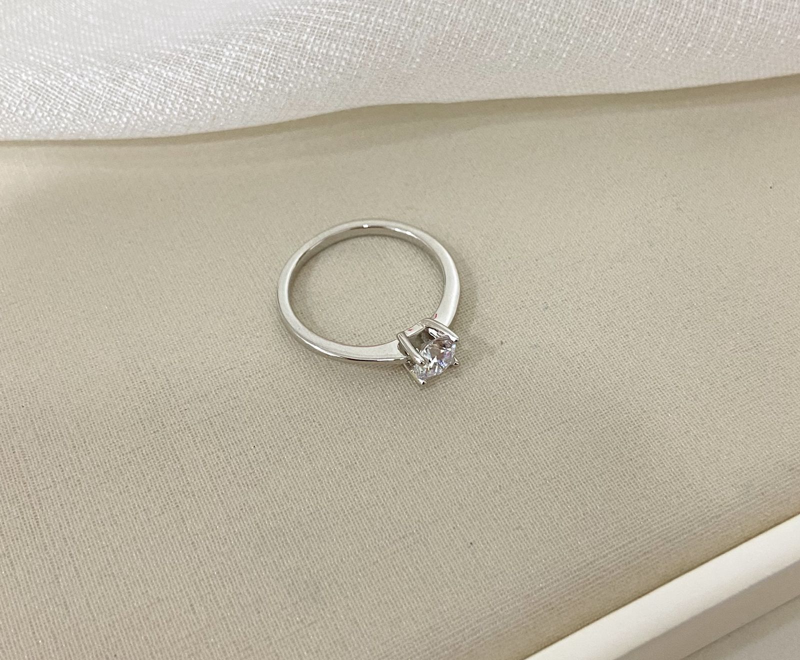 ANEL PT SOLITÁRIO 5MM