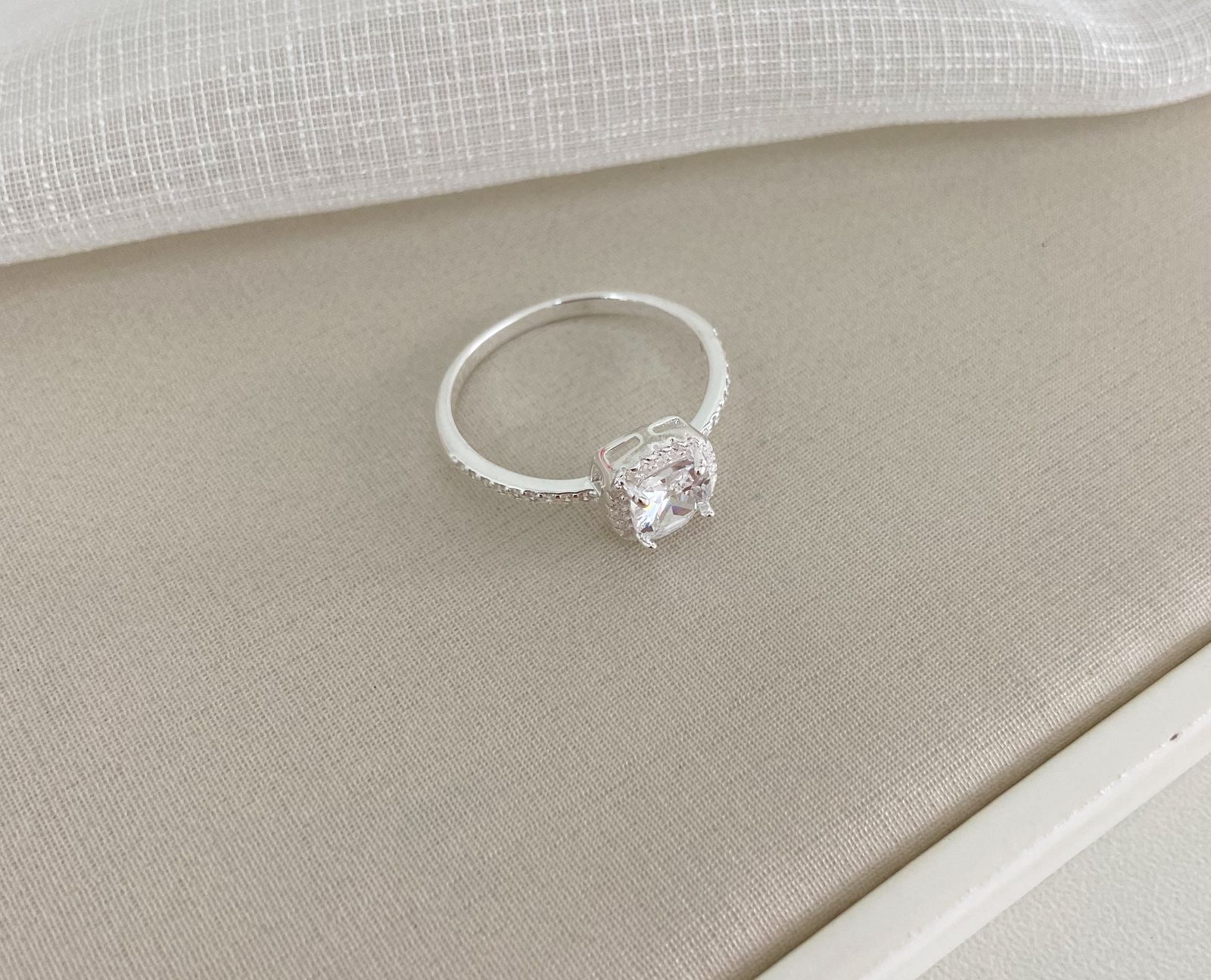 ANEL PT PEDRA CRISTAL CRAVEJADA