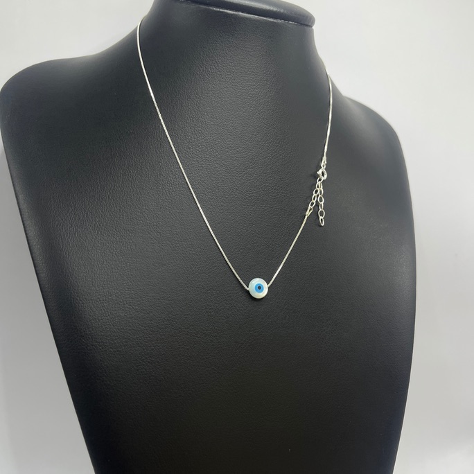 Colar olho grego madrepérola