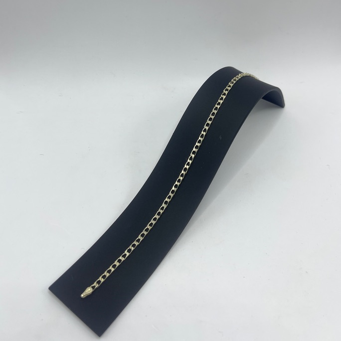 Pulseira elo quadrado 3 mm