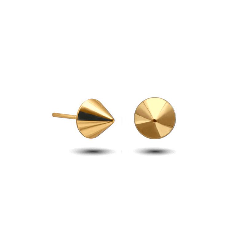 Brinco de Spike Banhado a Ouro 18k