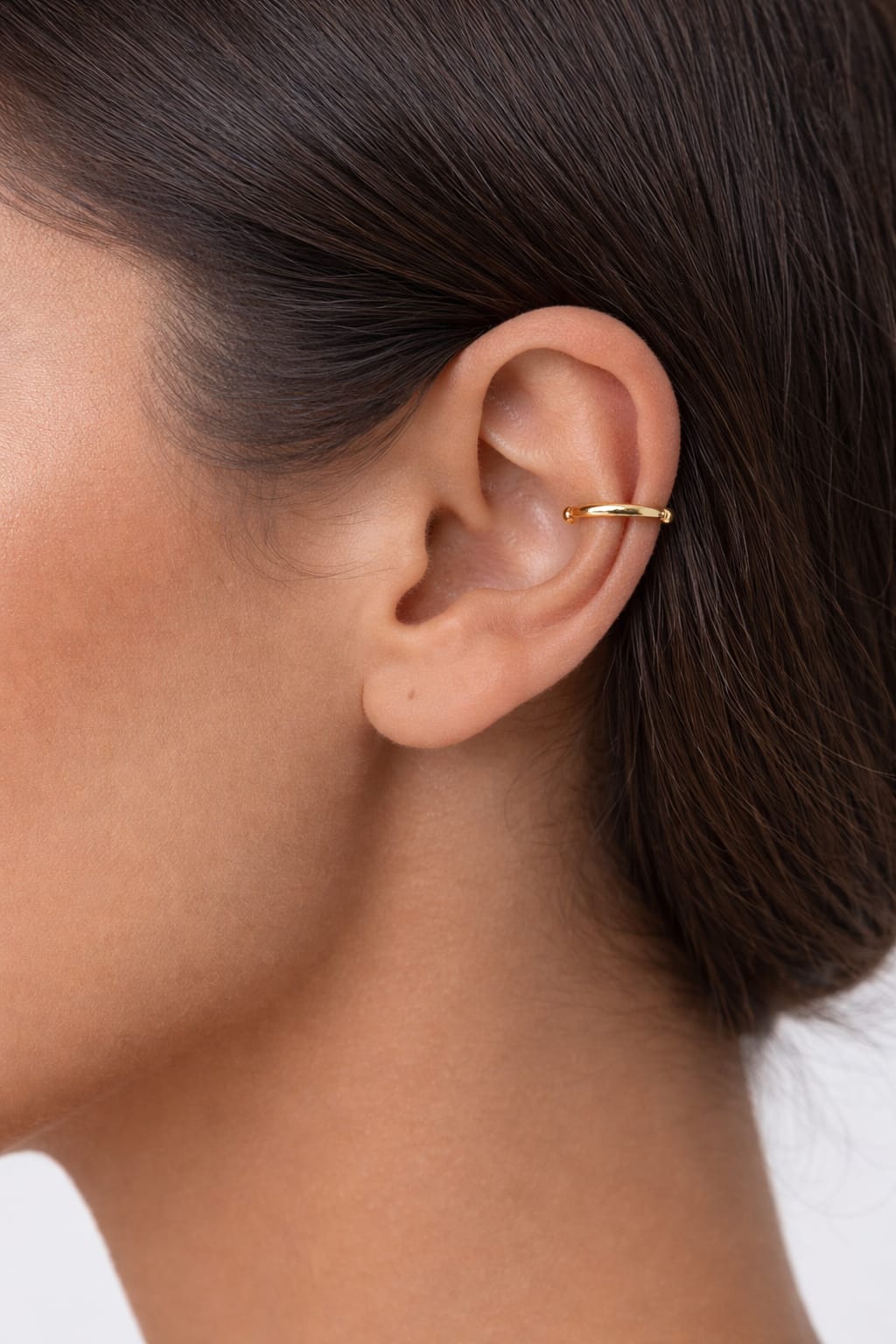 Piercing fake liso dourado