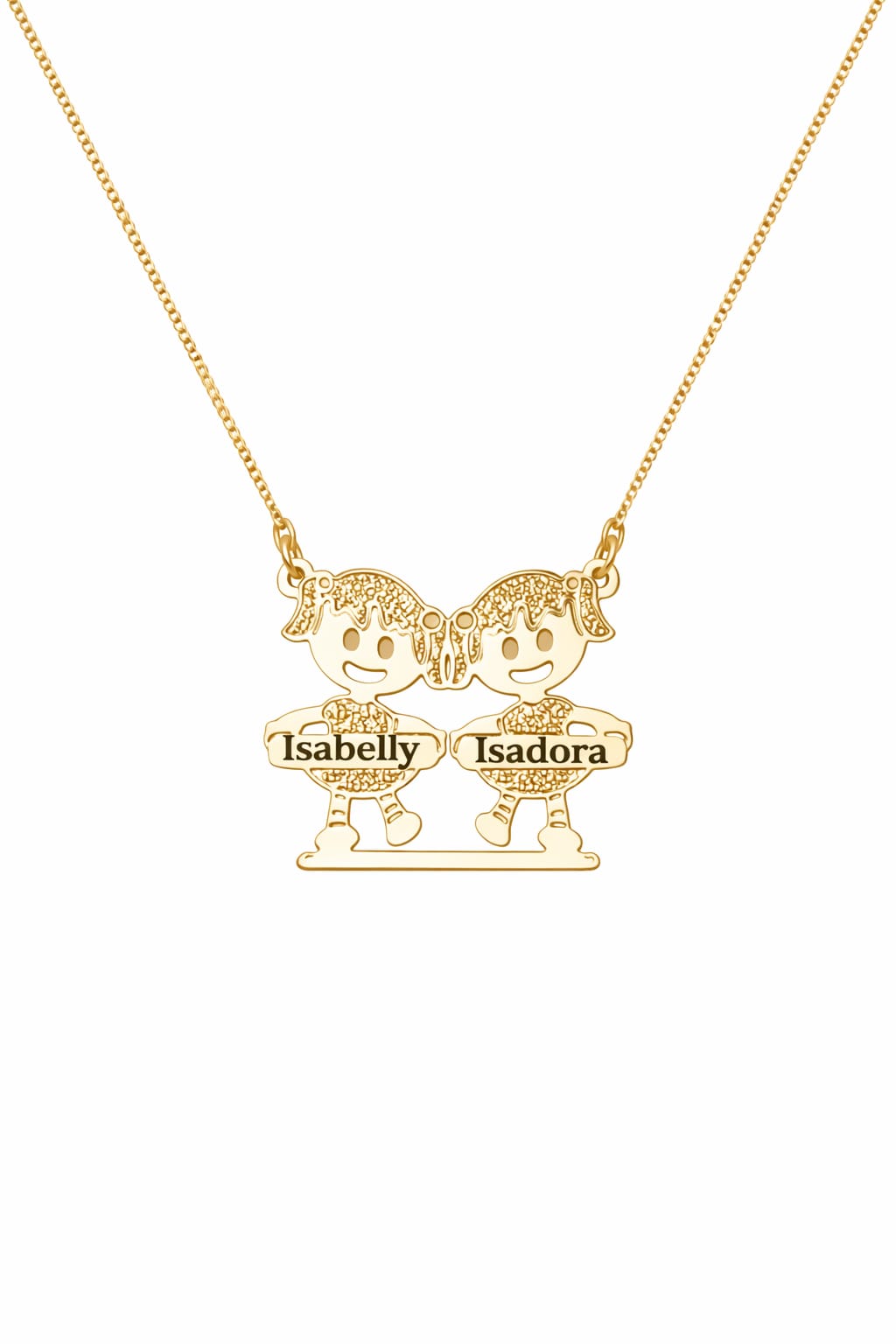 Colar Personalizado Casal Ou Duas Meninas.