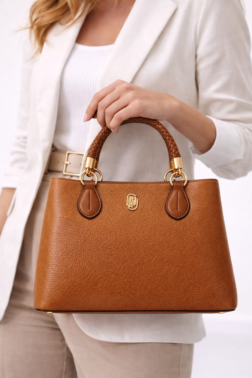 Bolsa Média WJ Marrom.