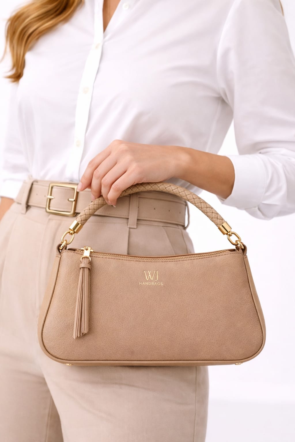 Bolsa WJ Tresse Bege.