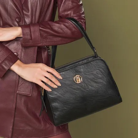 Bolsa Transversal Média WJ com Preta