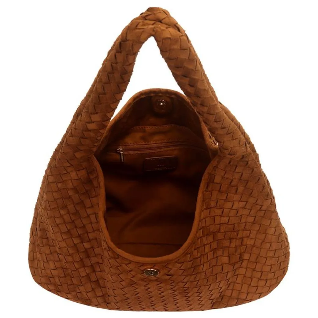 Bolsa Tramada Caramelo