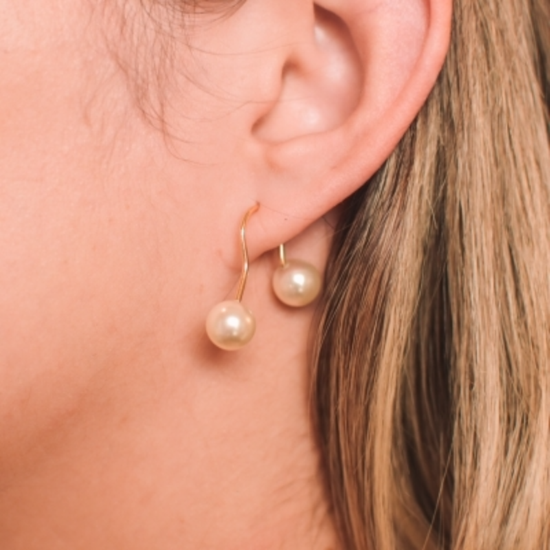 Brinco Pérola Sintética Encaixe