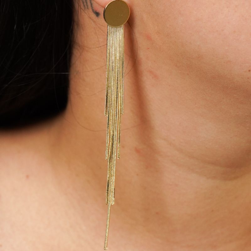 Brinco de Franja Rabo de Rato Base de Redonda