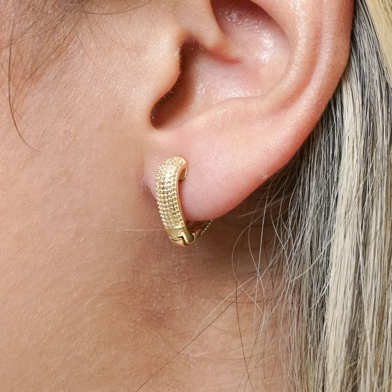 Argolinha Coração com Local Para Aplique 15 mm Fio Redondo