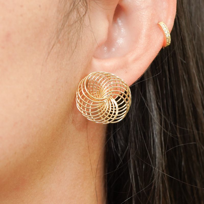 Brincos Redondo Aramado