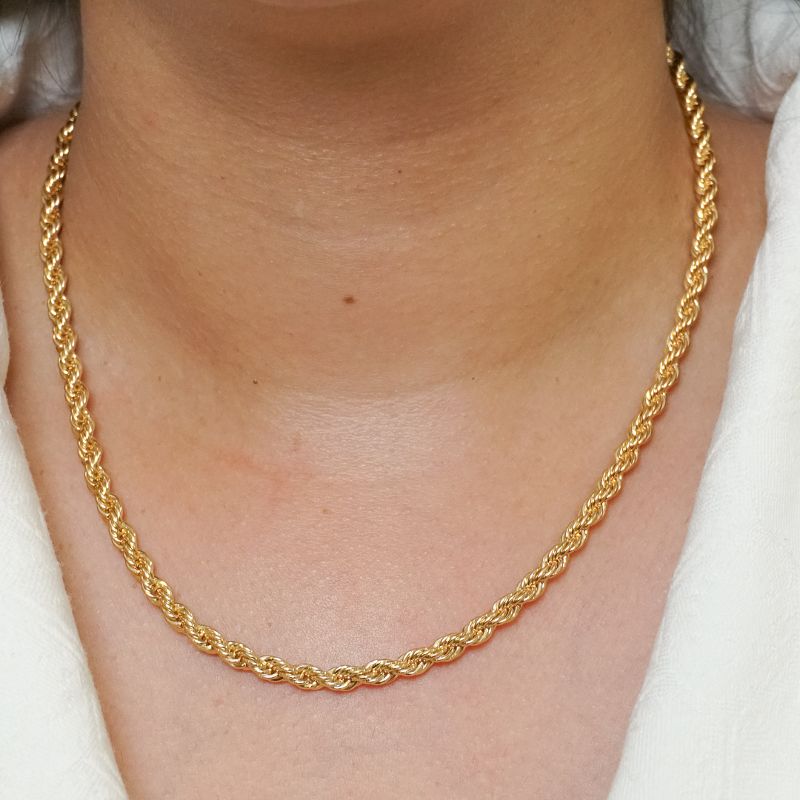 Cordao baiano 5 mm 40 cm + extensor