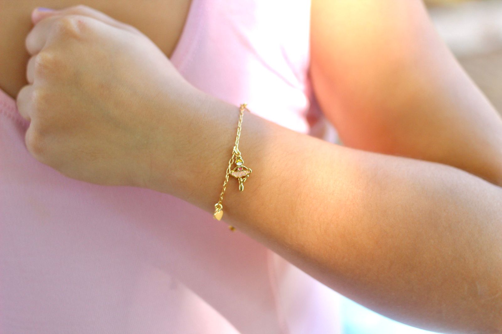 Pulseira bailarina resinada
