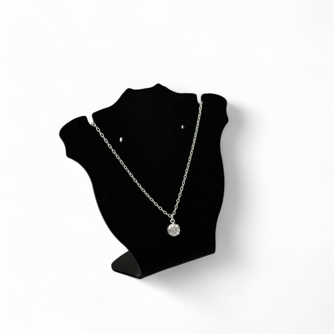 CORRENTE ELO PORTUGUES FINO  PONTO DE LUZ REDONDO LISO S/ EXTENSOR - BANHADO A PRATA 925