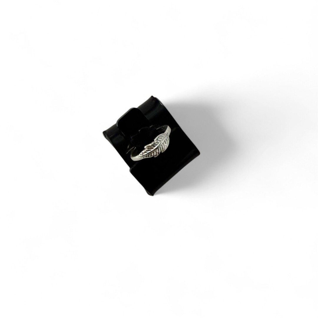 ANEL FALANGE REGULÀVEL PENA  LISO  - BANHADO A PRATA 925