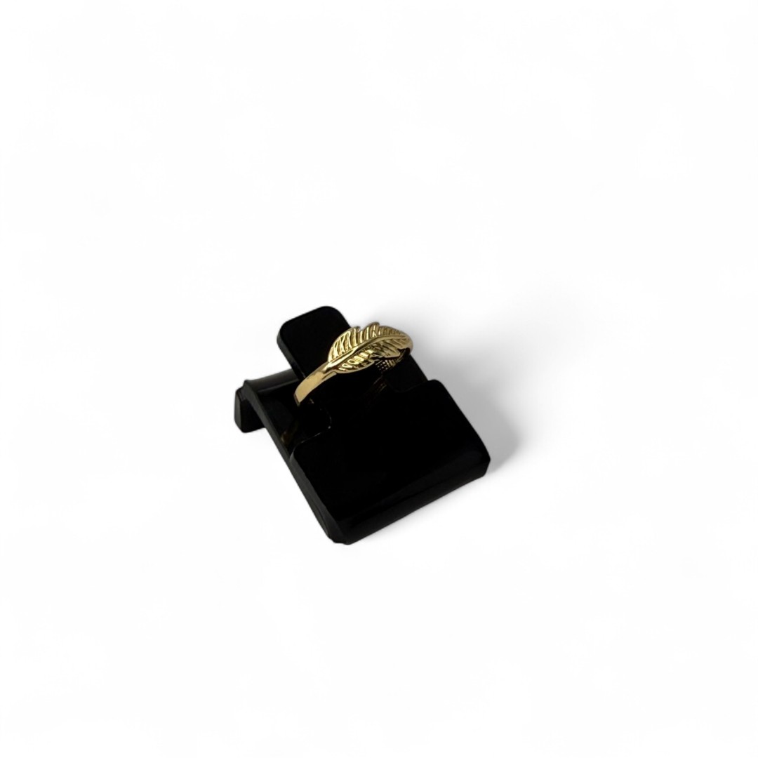 ANEL FALANGE REGULÀVEL PENA  LISO  - BANHADO A OURO 18K