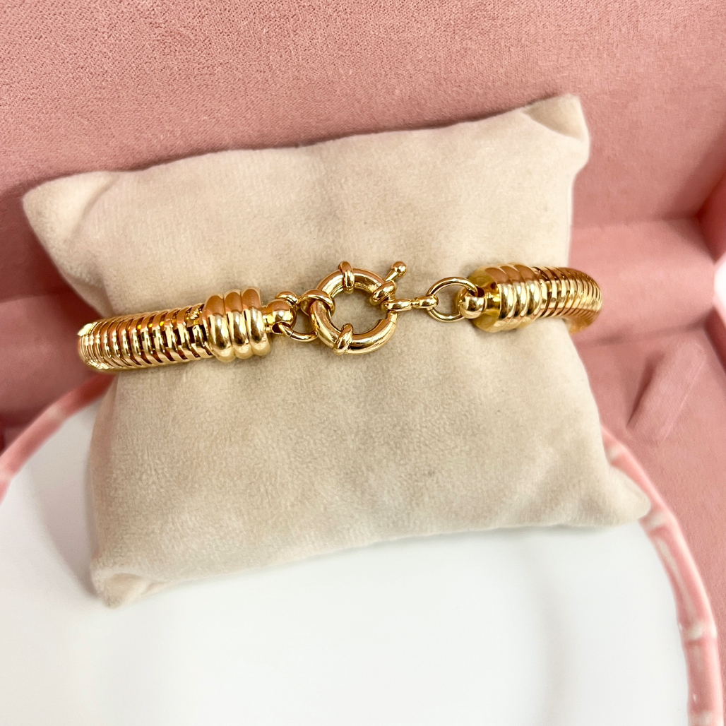 PULSEIRA RABO DE RATO MAXI COM FECHO BÓIA PULSEIRA RABO DE RATO MAXI COM FECHO BÓIA