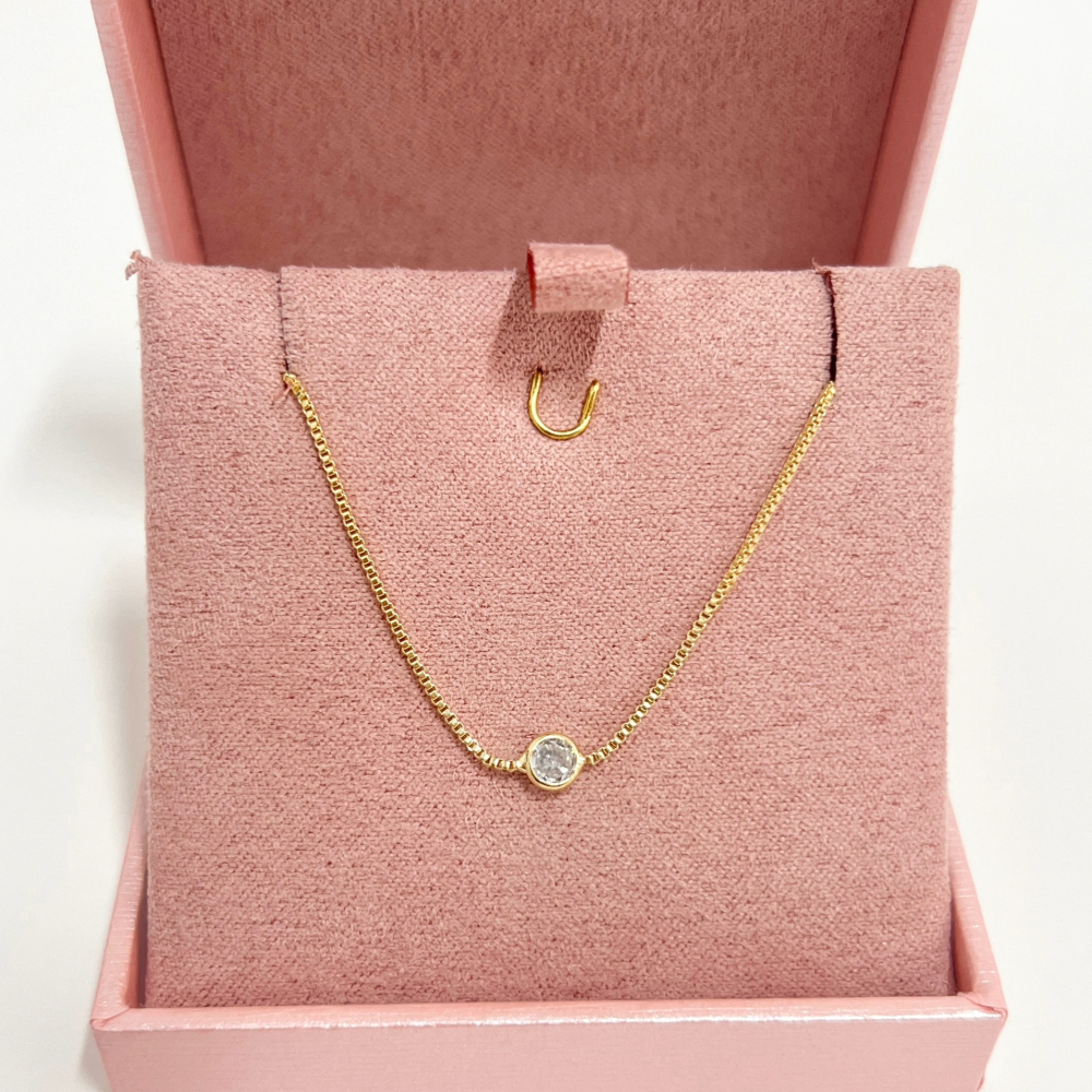 COLAR CHOKER COM PONTO DE LUZ ESTILO TIFFANY