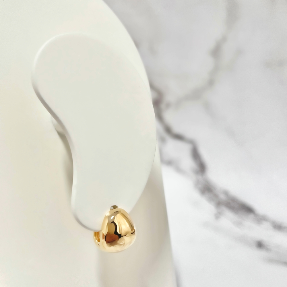 BRINCO ARGOLAS LISAS - BOLINHA