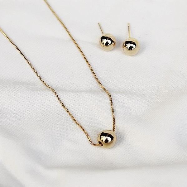 CONJUNTO BOLINHA LISA