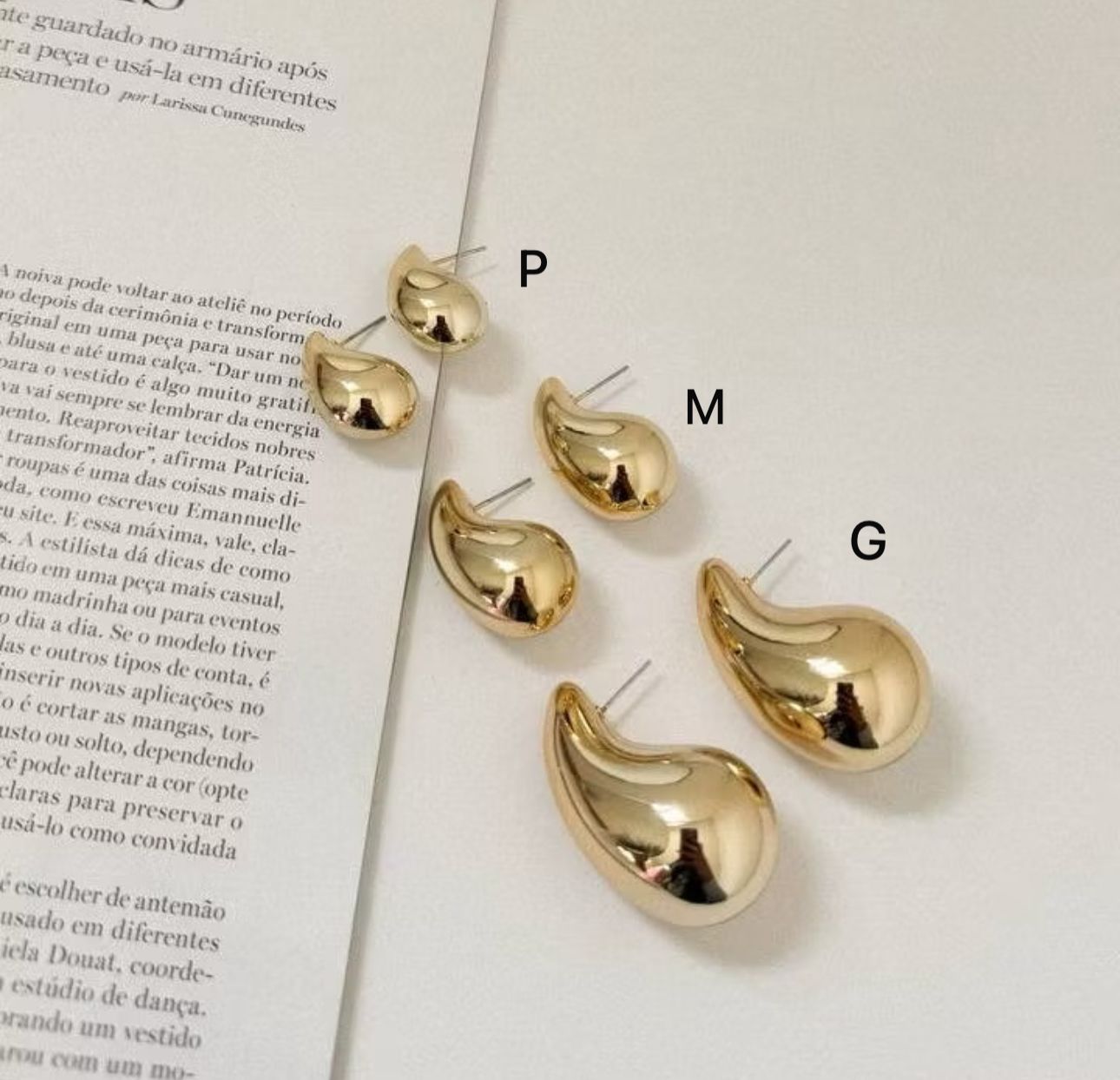 BRINCO GOTA BOLD LISA MÉDIA