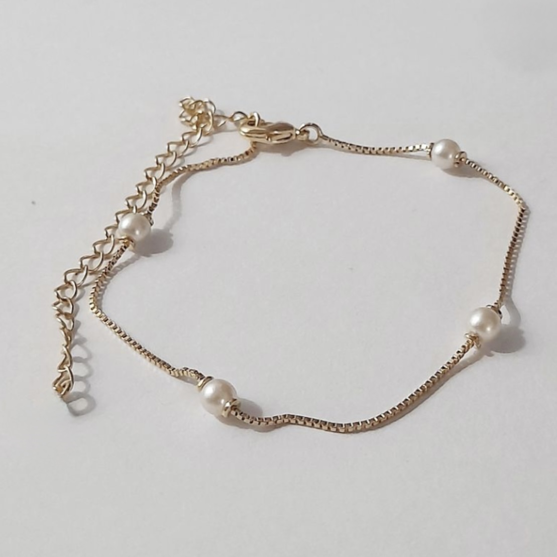 TORNOZELEIRA PÉROLAS PEQUENAS