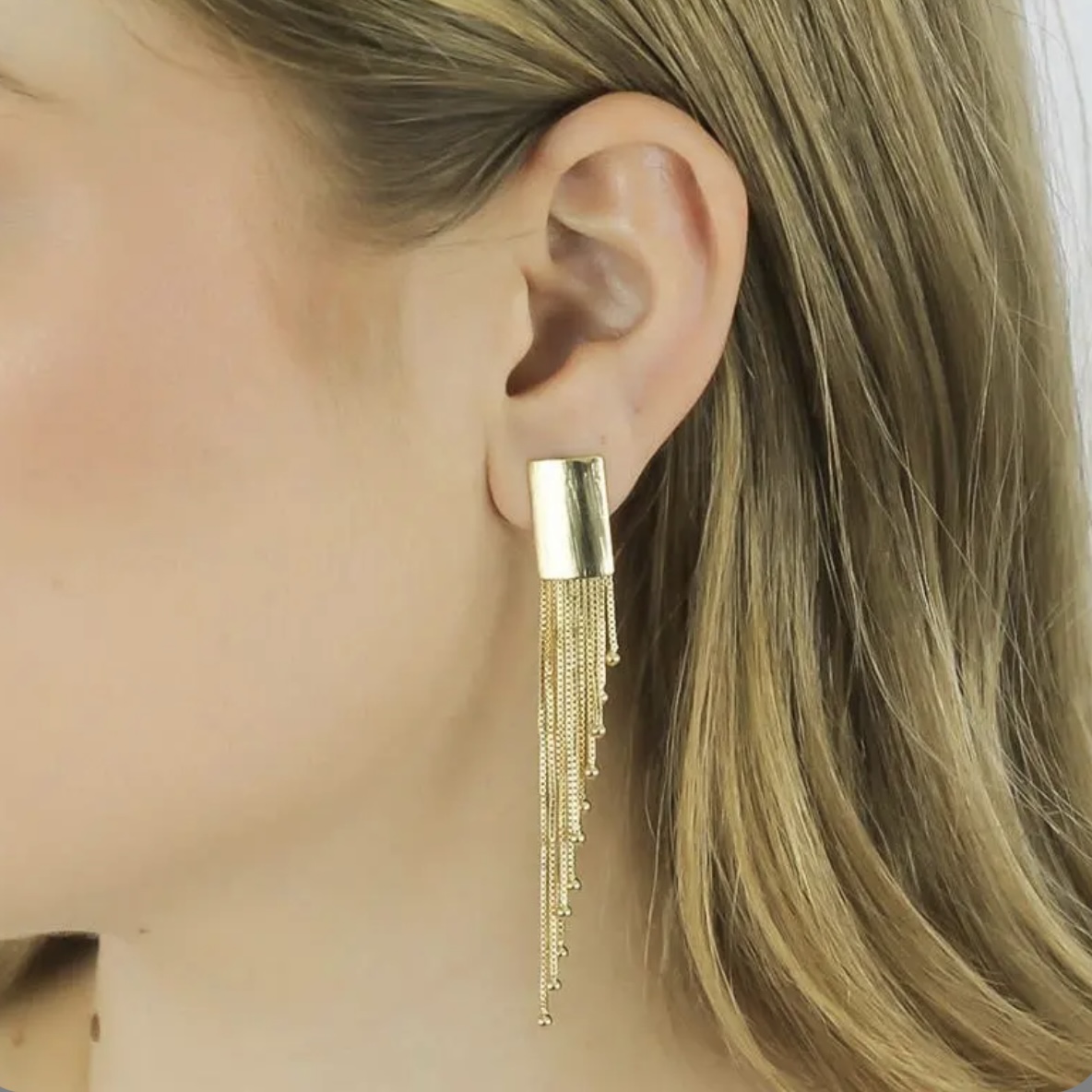 BRINCO FRANJA BASE RETANGULAR E BOLINHAS