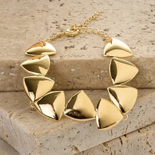 PULSEIRA TRIÂNGULOS LISOS