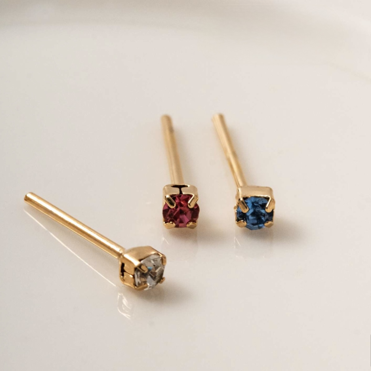 TRIO PONTO DE LUZ ZIRCÔNIAS COLORIDAS