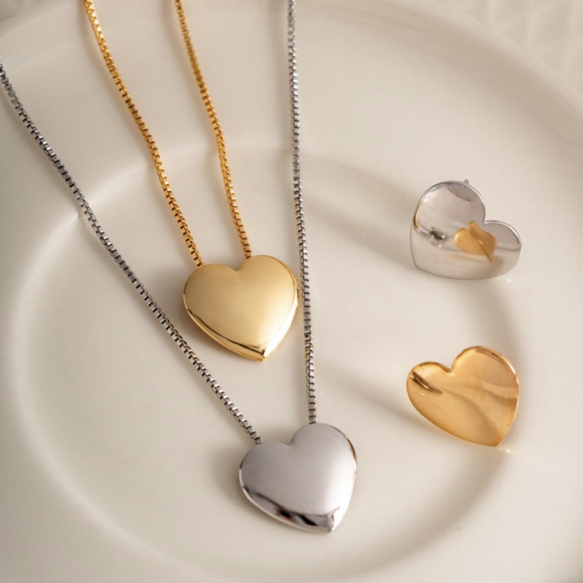 CONJUNTO CORAÇÃO LISO