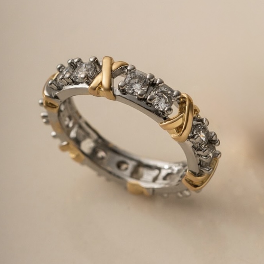 ALIANÇA ZIRCÔNIAS INSPIRAÇÃO