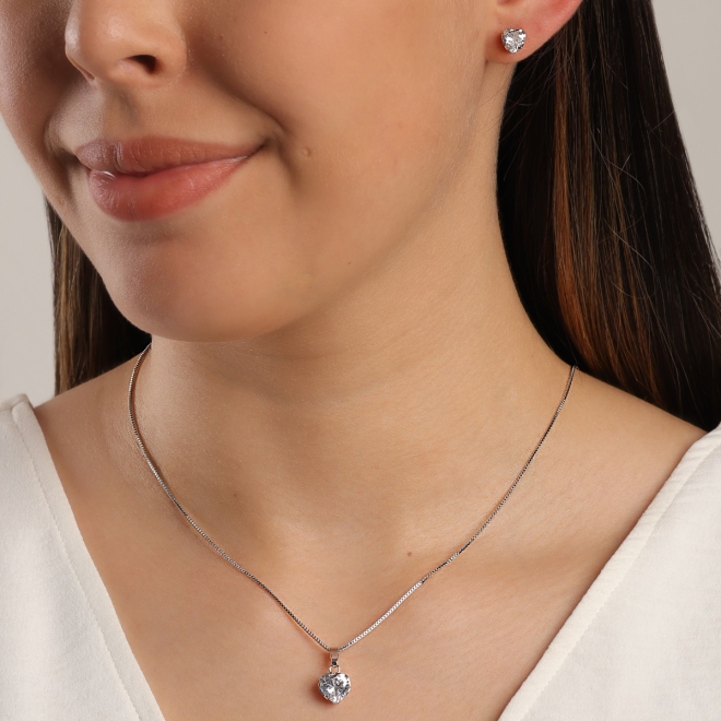 CONJUNTO CORAÇÃO CRISTAL