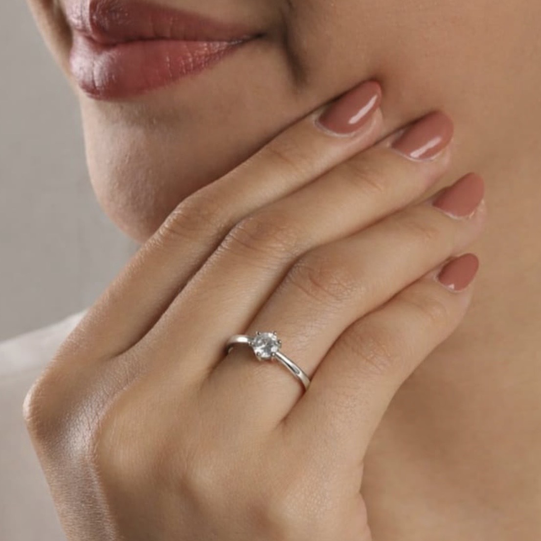 ANEL SOLITÁRIO ZIRCÔNIA