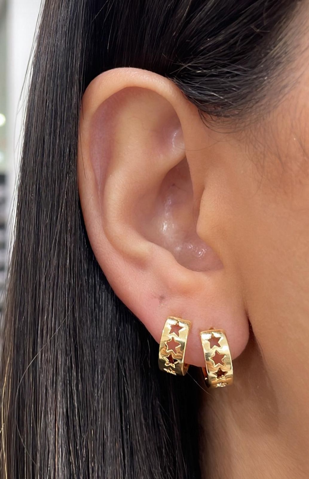 Brinco Argola Estrela