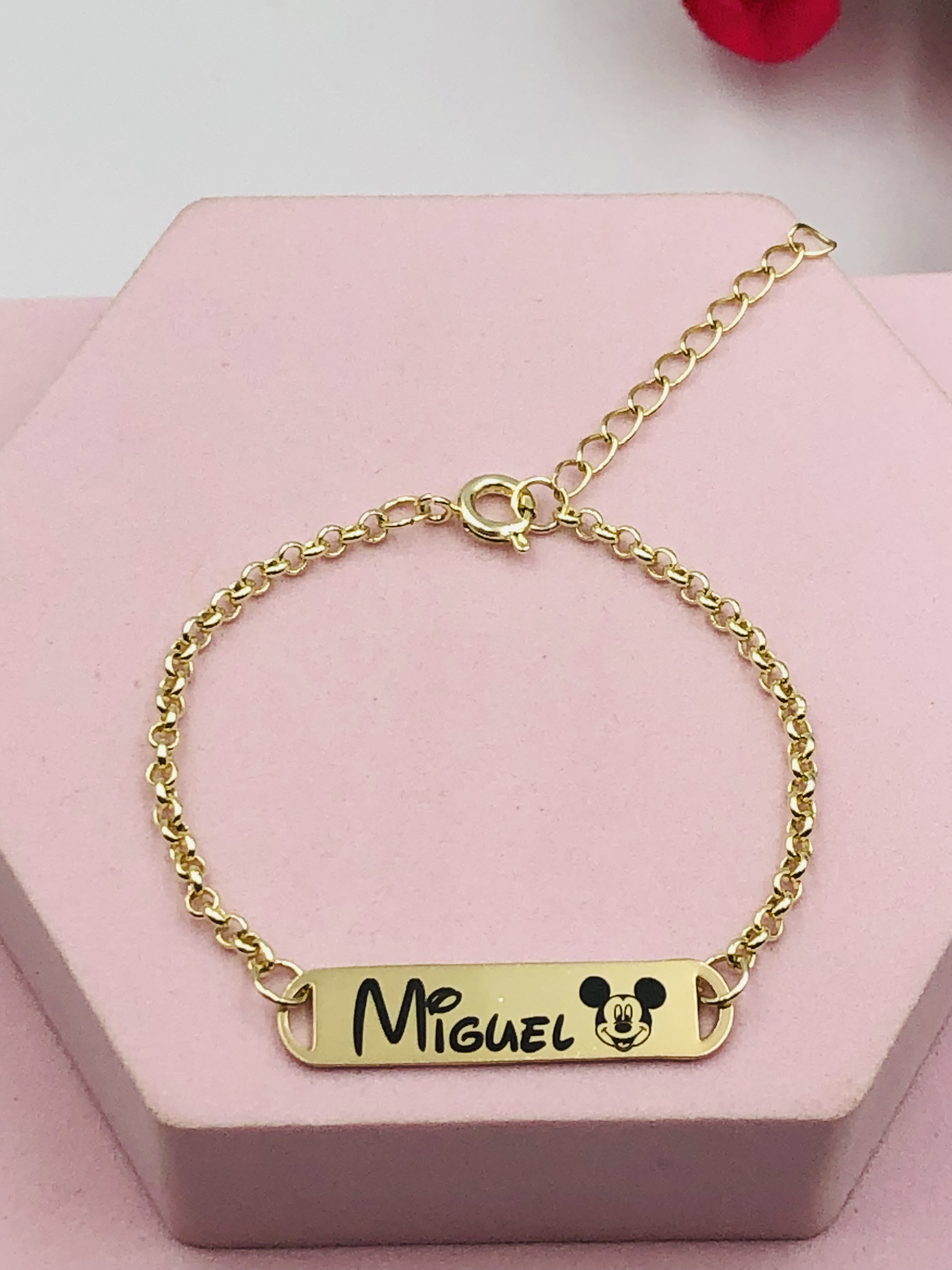 Pulseira Infantil Mickey Personalizado