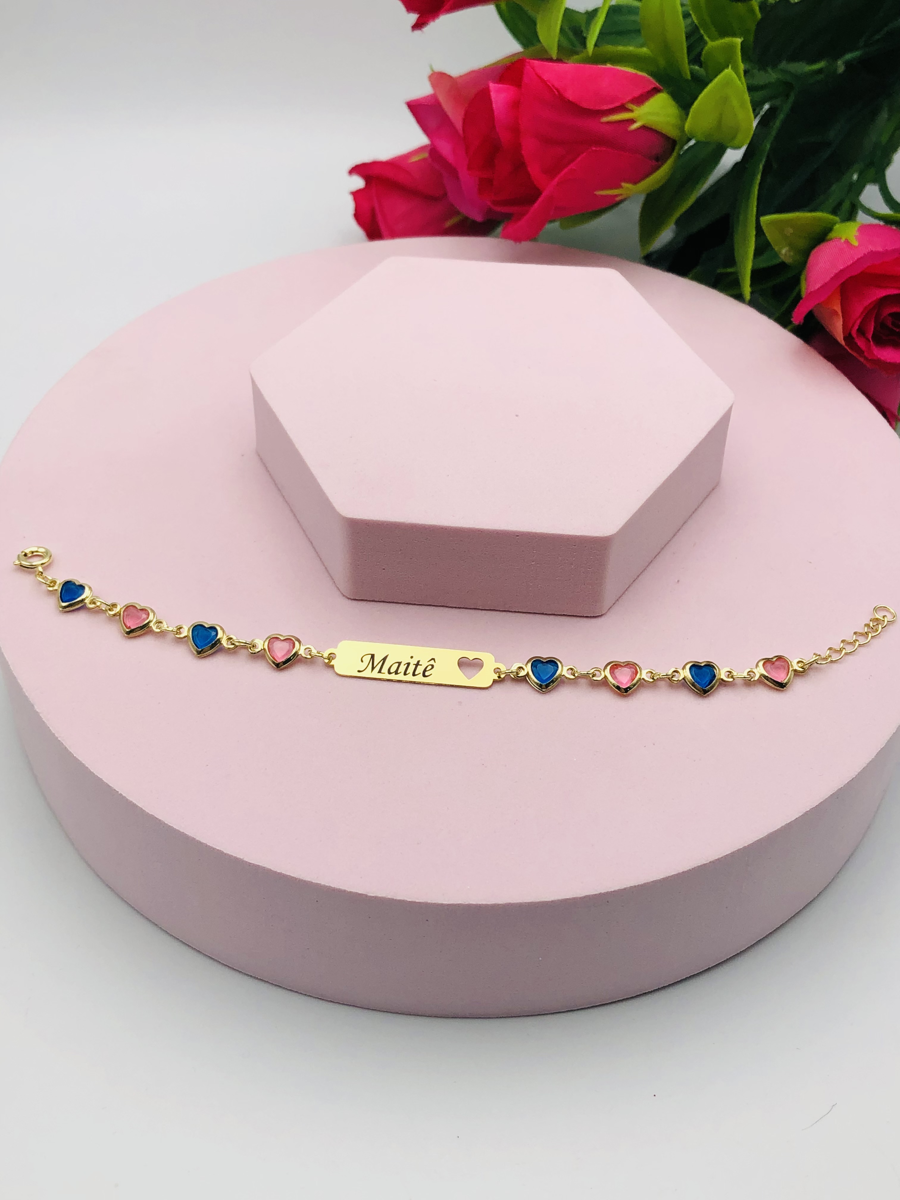 Pusleira Corações Personalizado