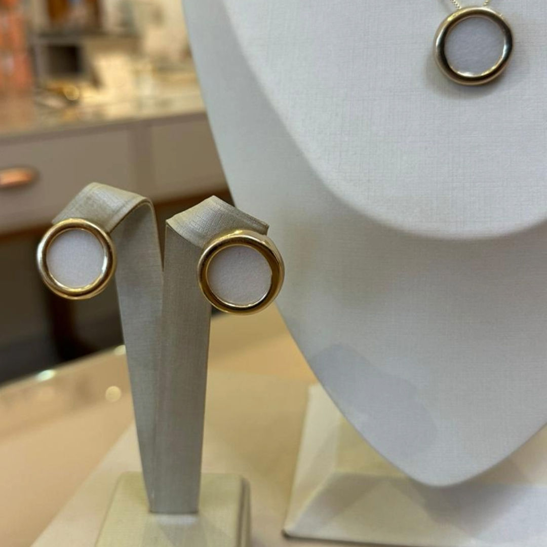 CONJUNTO REDONDO MADREPÉROLA 40 CM