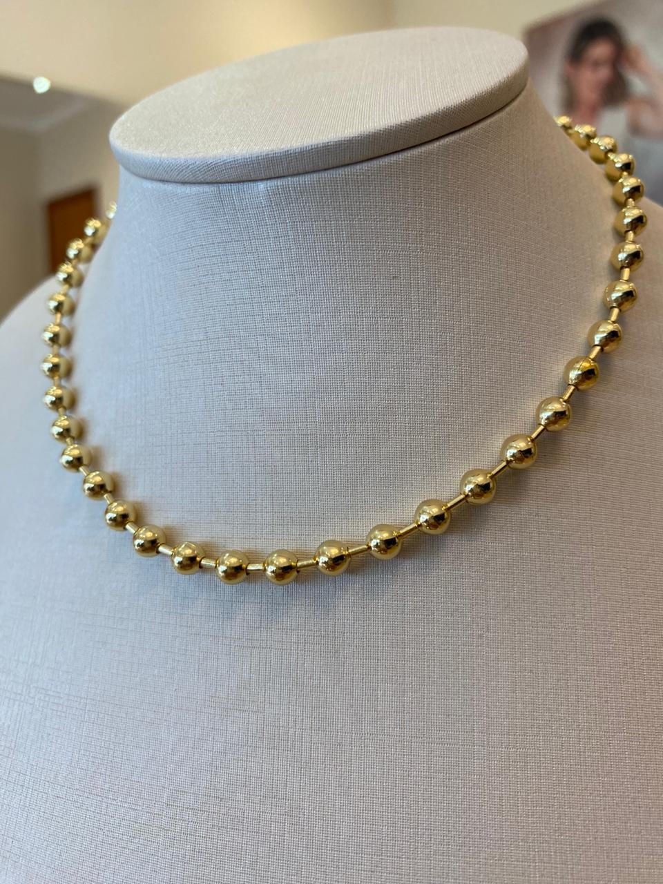 CHOKER BOLINHAS E CANUTILHOS