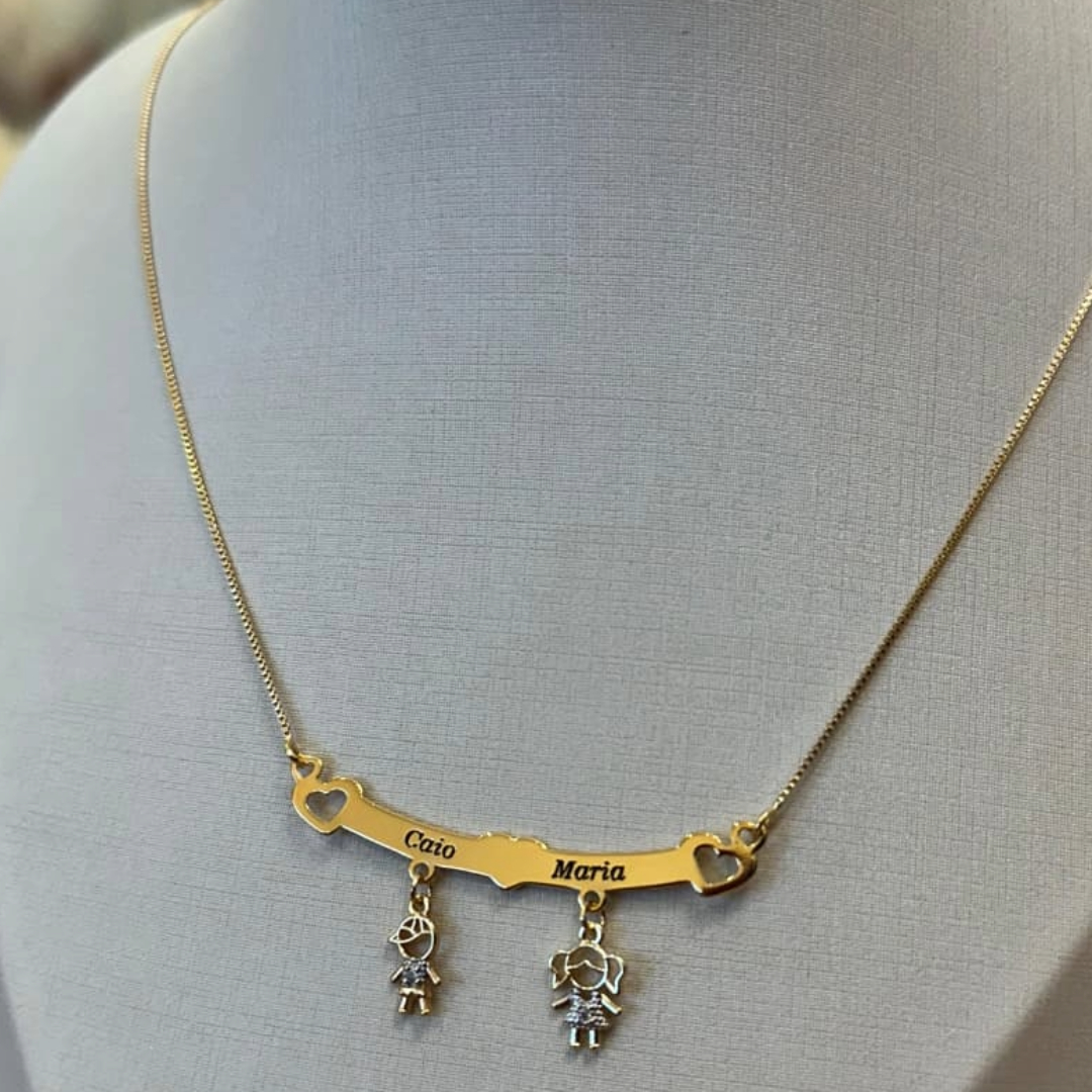 CORRENTE VENEZIANA COM CANGA CAIO E MARIA